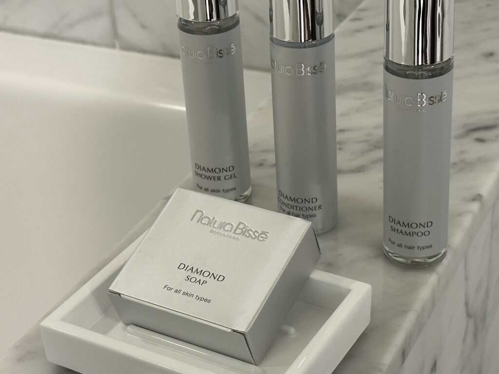 Natura Bisse amenities offered at the Trump International Hotel Waikiki.